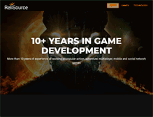 Tablet Screenshot of games.relisource.com